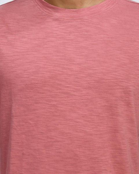 Peach Color Oversized T-Shirt For Men's