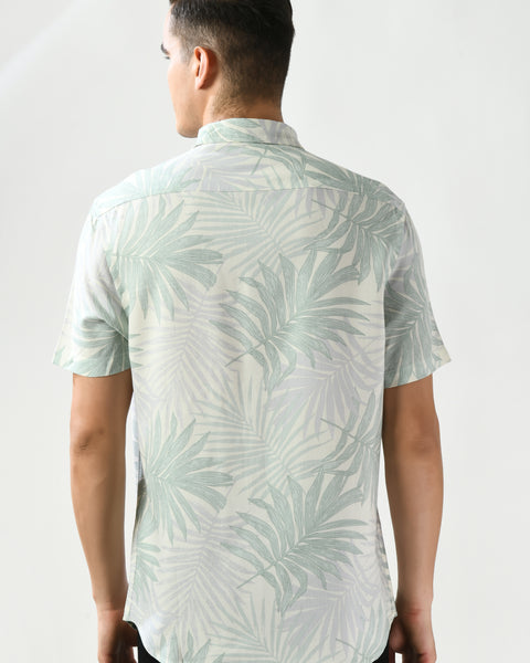 Floral Comfy Green Pattern Shirt