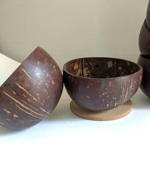 Brown Coconut Shell Bowl