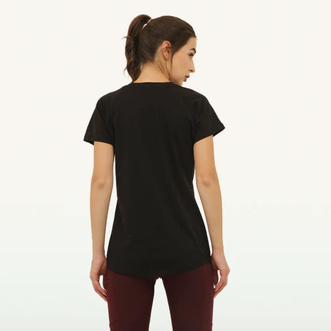 Black Raglan Sleeve T-Shirt