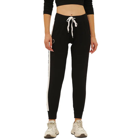 Women Casual Ankle fit Training Joggers Black