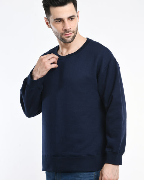 Navy Basic Sweatshirt