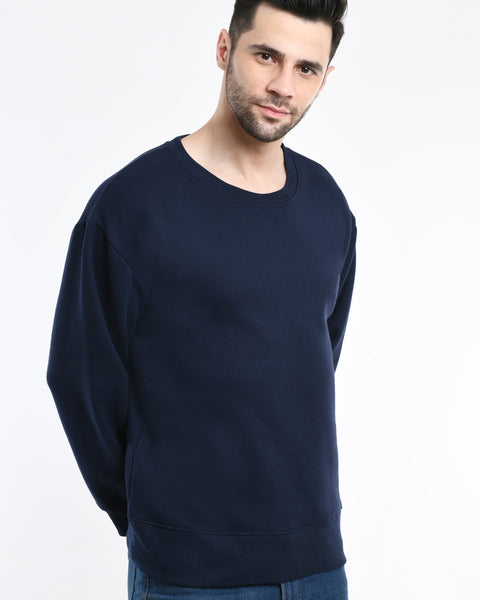 Navy Basic Sweatshirt