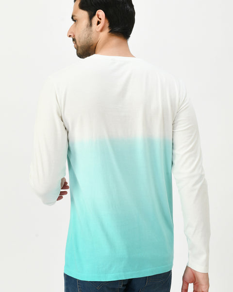 Aqua Unisex Tie-Dye T-shirt