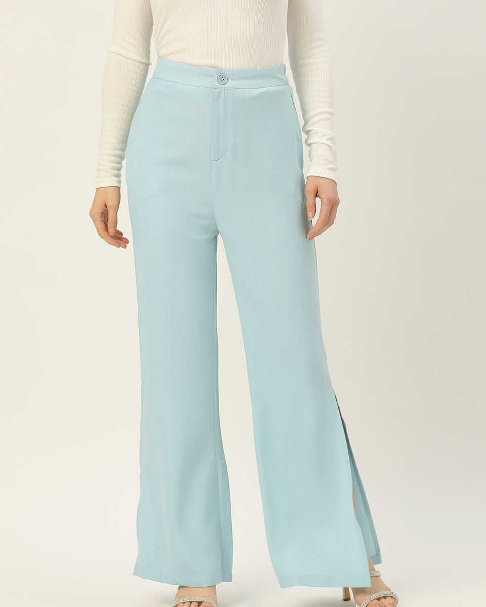 Women's High Rise Cuffed Tailored Straight Pant | Women's Bottoms |  Abercrombie.com